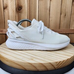 Kizik Athens Mens 9.5‎ White Hands Free Slip On Sneakers Shoes Knit Comfort